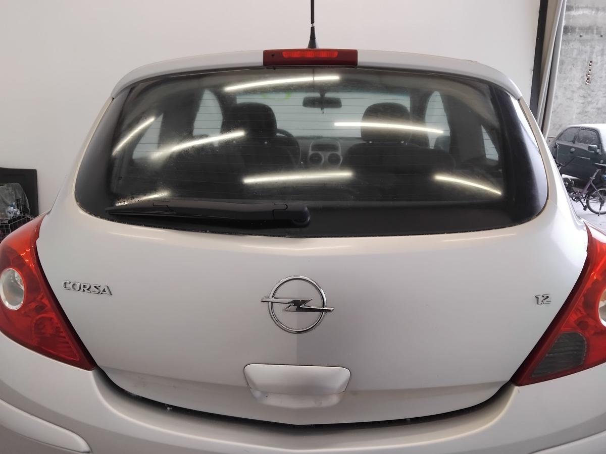 Opel Corsa D Heckklappe mit Heckscheibe 3t&uuml;rig 2AU Starsilber III BJ2007