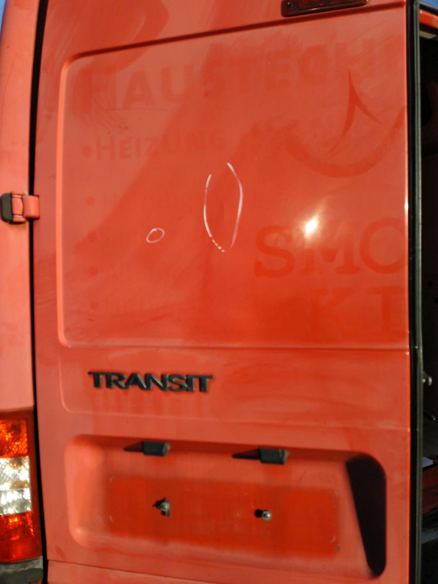 Ford Transit 6 TT9 Heckfl&uuml;gelt&uuml;r Heckt&uuml;r links Kasten Mittelhochdach Bj.2007