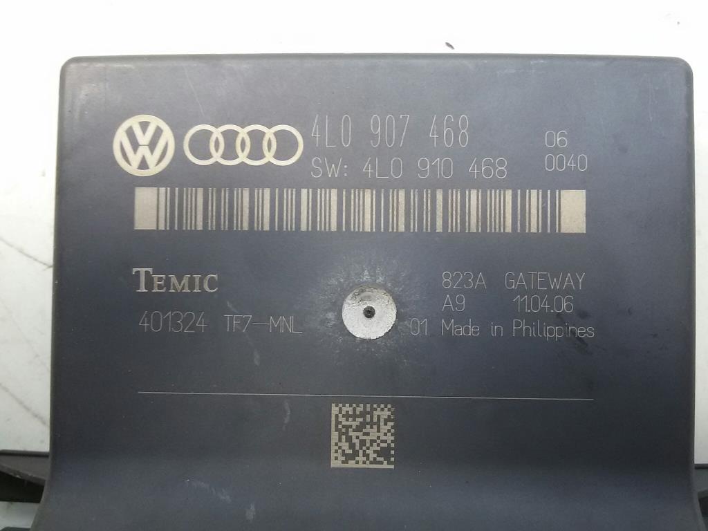 Audi Q7 4L BJ2006 original Steuergerät Datenbus 4L0907468 SW: 4L0910468 Gateway