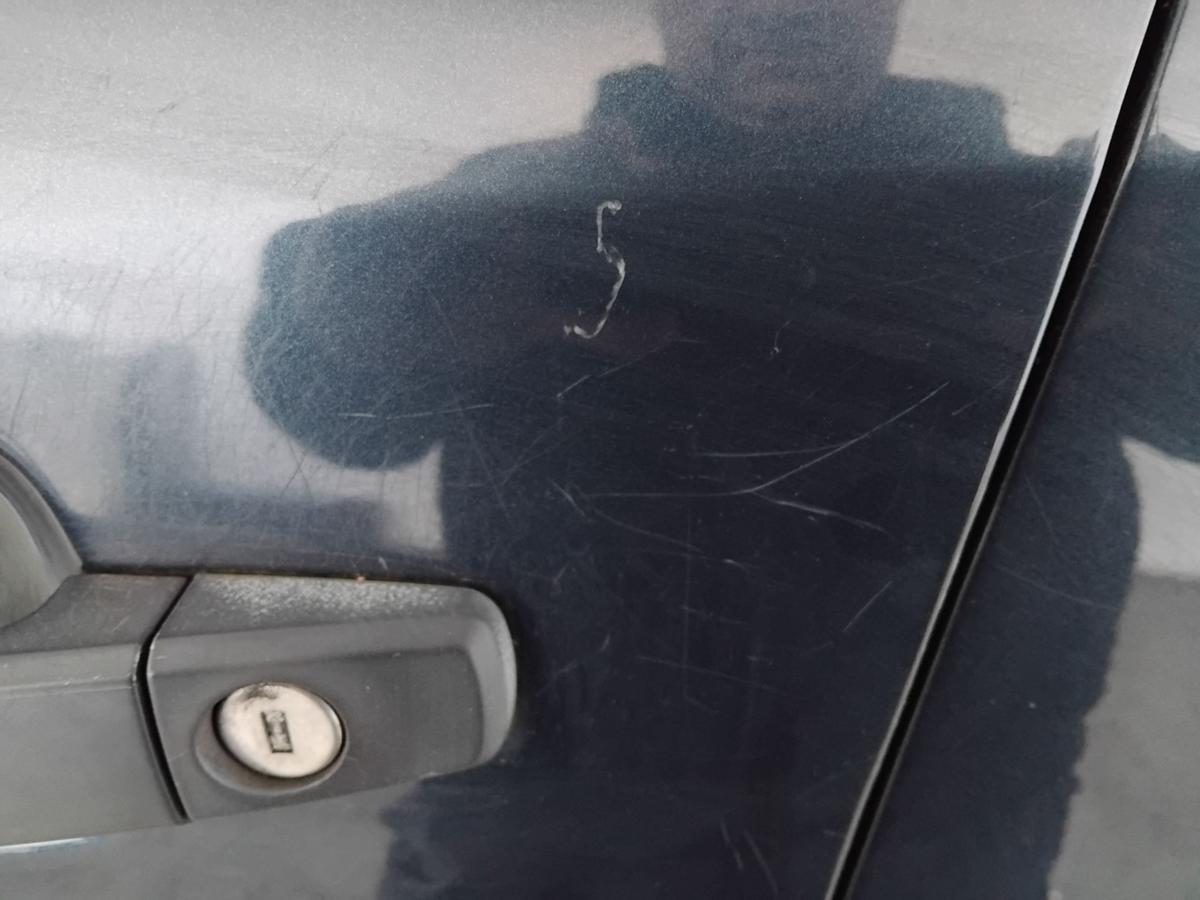 Opel Corsa D T&uuml;r vorn links Fahrert&uuml;r 5-t&uuml;rig GEU Ozeanblau Metallic Z22A BJ2014