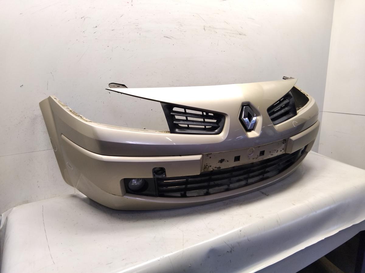 Renault Megane 2 CC Cabrio original Sto&szlig;f&auml;nger Sto&szlig;stange vorn Bj.2007 beigemetallic TED11