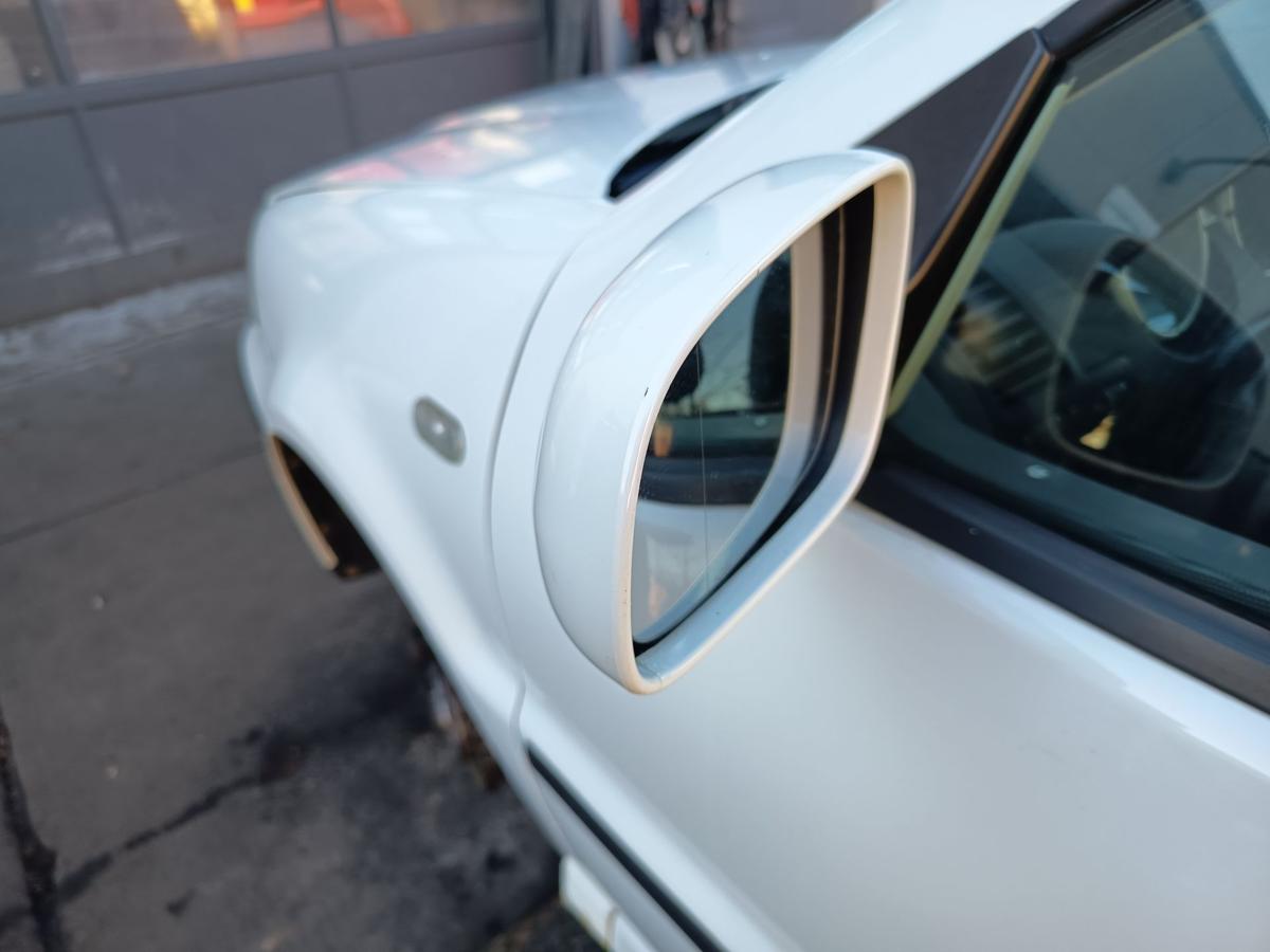 VW Polo 6N2 original Aussenspiegel links elektrisch B9A Candywei&szlig; Bj 2000