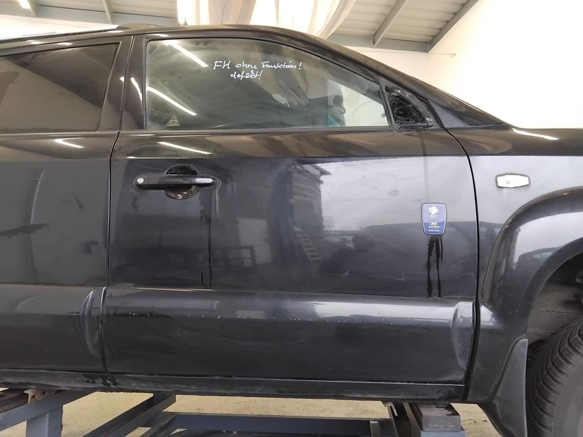 Hyundai Tucson JM T&uuml;r vorn rechts Beifahrert&uuml;r schwarz EB mit Beplankung BJ2006