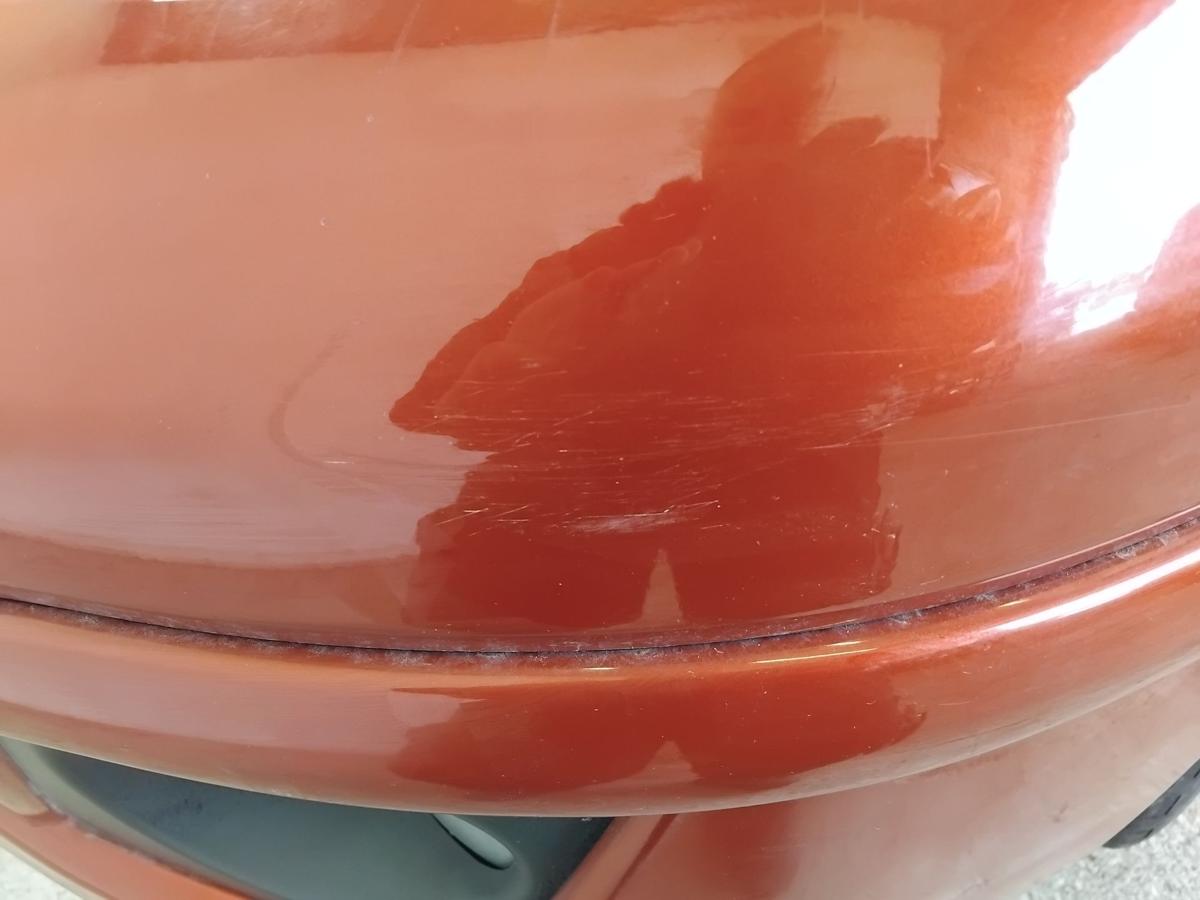 Nissan Tiida C11 original Sto&szlig;stange Sto&szlig;f&auml;nger vorn BJ2009 NAC New Red Metallic