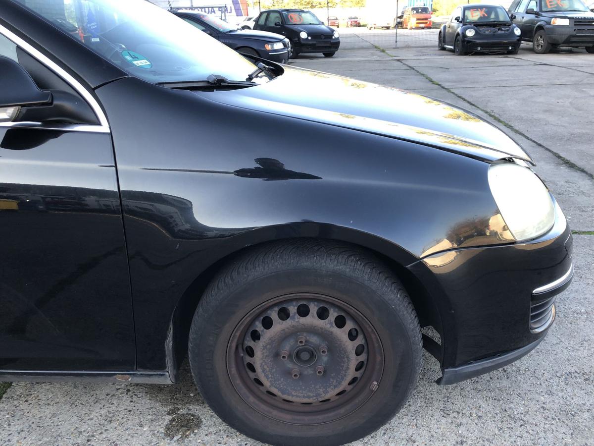 VW Golf 5 Variant Jetta Kotflügel vorn rechts Fender Fahrerseite L041 schwarz