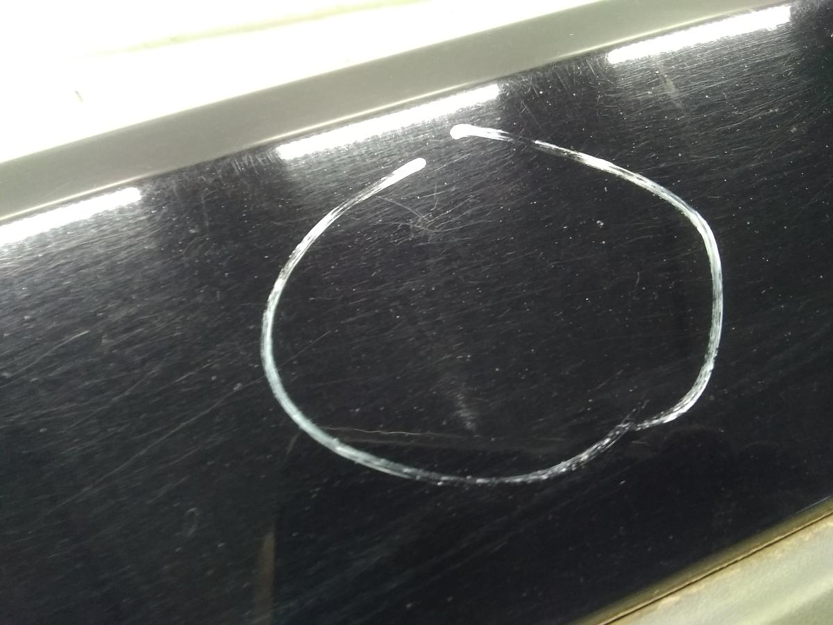 Ford Fiesta JD JH original Sto&szlig;stange Sto&szlig;f&auml;nger hinten Marine-Blau Faceliftmodell Bj.2005