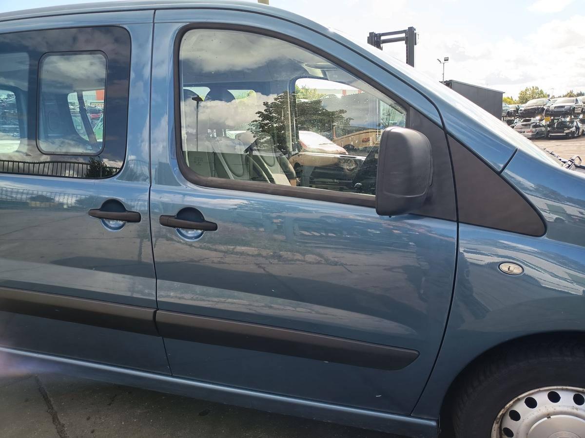 Citroen Jumpy II VF7 vor Facelift Bj 2012 orig Tür vorn rechts KGQ -BLAU KYANOS