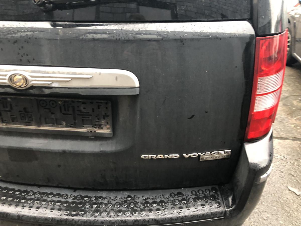 Chrysler Grand Voyager RT Heckklappe mit Heckscheibe im Rohbau QXR schwarz