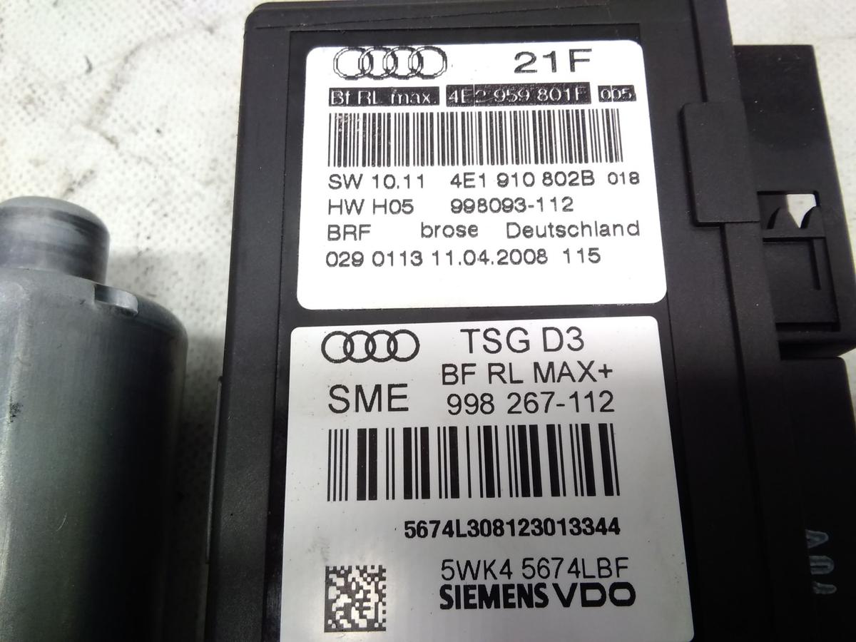 Audi A8 4E original Fensterhebermotor vorn links 4E2959801F BROSE BJ2008 RHD