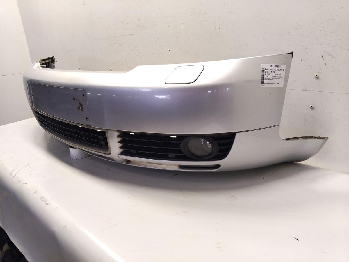 Audi A4 8E B6 orig Sto&szlig;f&auml;nger Sto&szlig;stange vorn mit SWRA BJ2003 LY7W lichtsilber