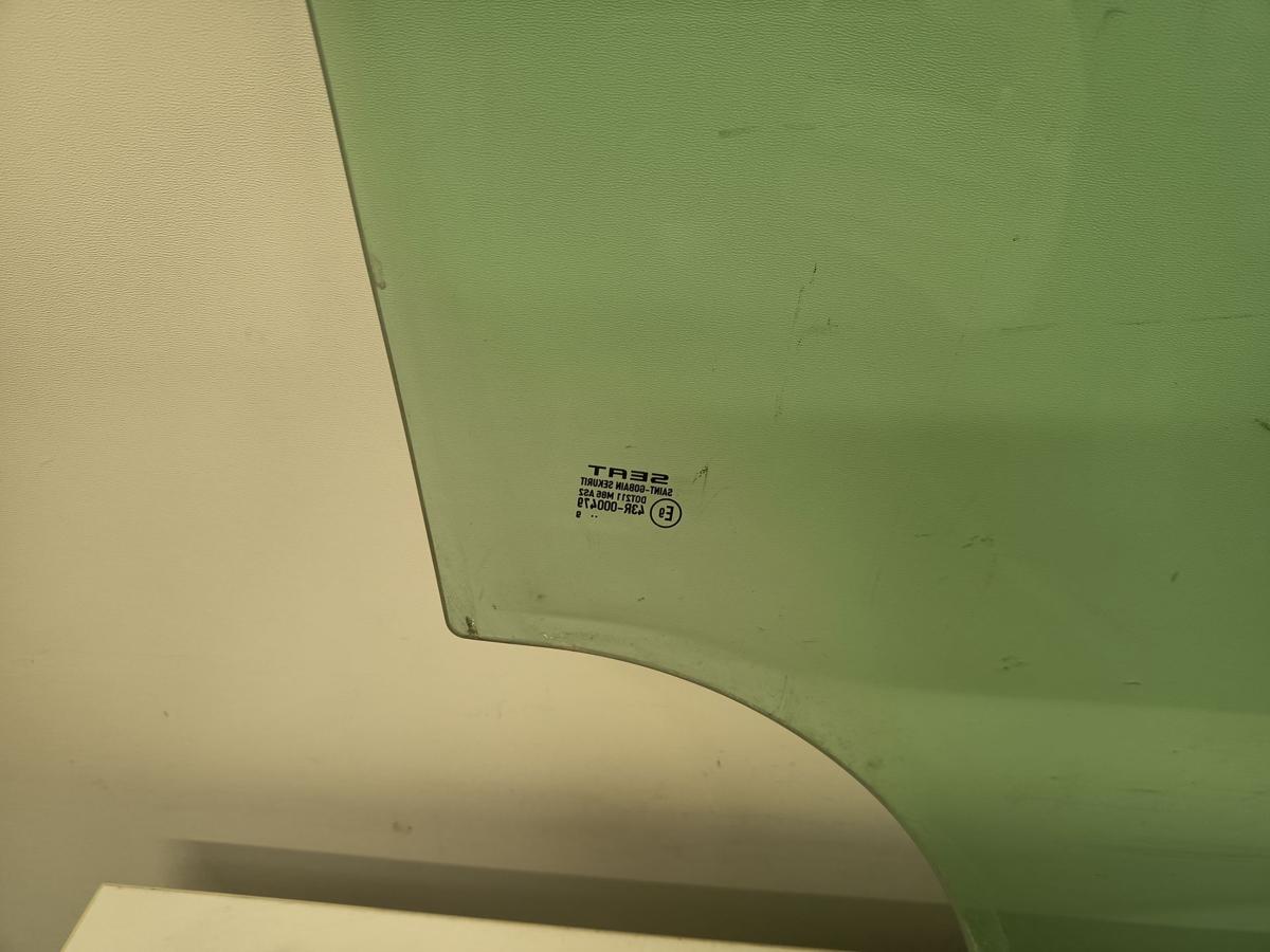 Seat ibiza 6J original T&uuml;rscheibe links 3 T&uuml;rer Baujahr 2009