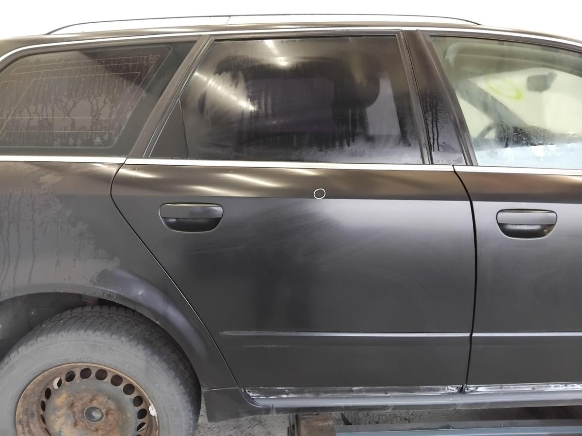 Audi A4 8E B6 Avant Tür hinten rechts LZ9W ebonyschwarzmetallic BJ2004 Kombi