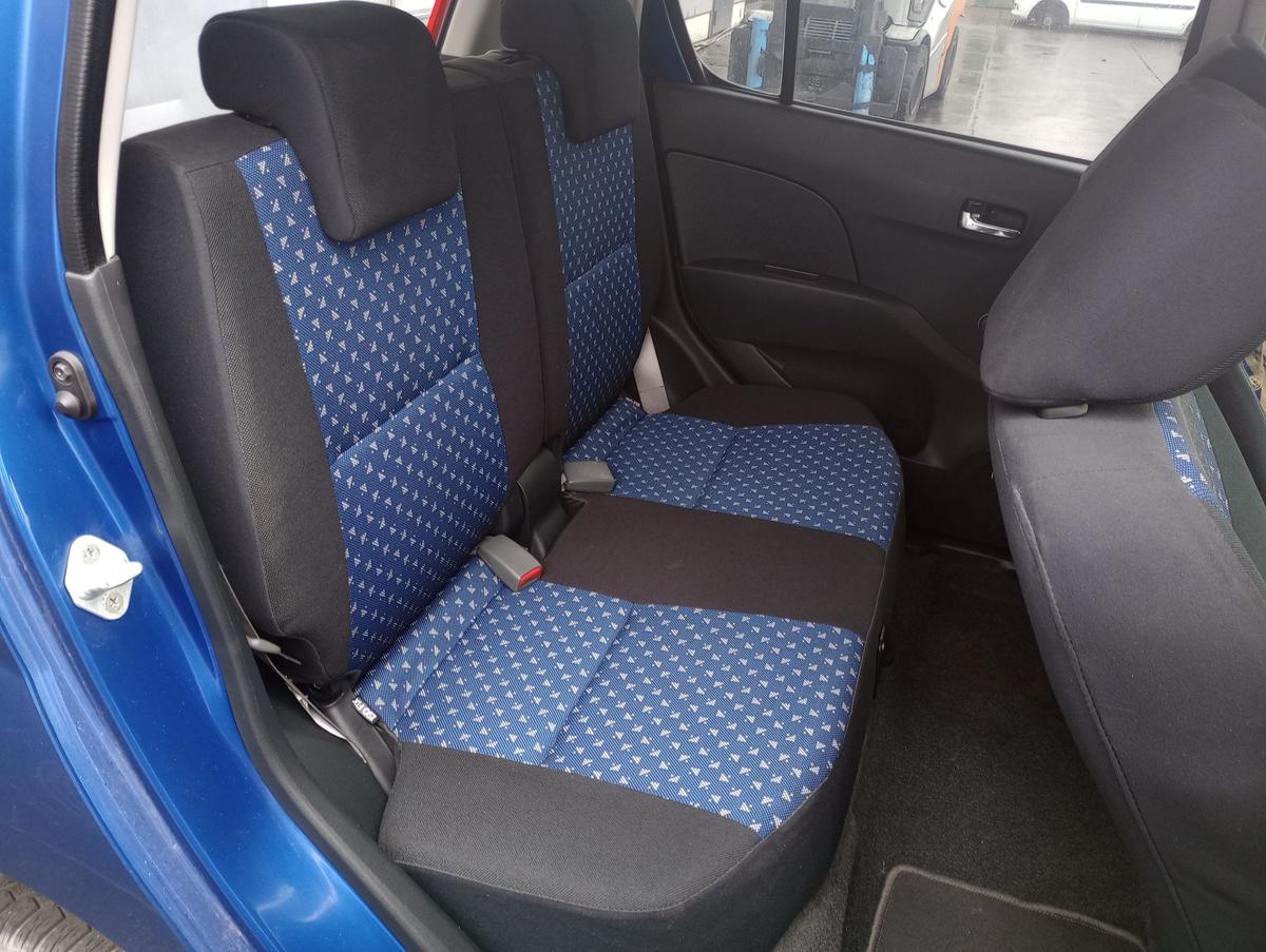 Daihatsu Cuore L276 orig Rücksitzbank teilbar Stoff blau/schwarz Bj 2009