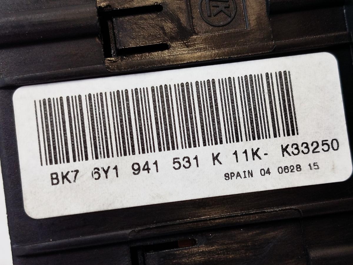 Skoda Fabia 6Y Lichtschalter Schalter Beleuchtung OEM ohne Nebel ohne Dimmer