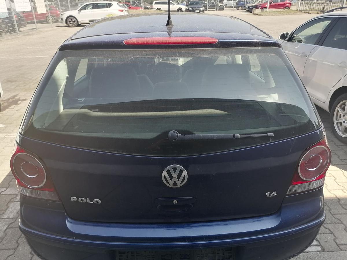 VW Polo 9N3 original Heckklappe mit Heckscheibe LD5Q Shadowblue Bj.2006