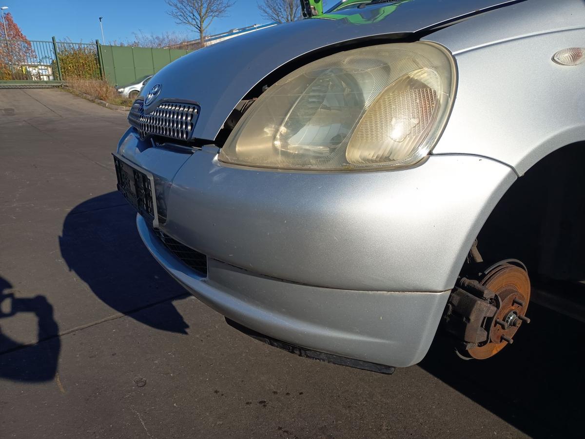 Toyota Yaris XP10 orig Stoßstange vorn Stoßfänger 199 Siber Bj 2000