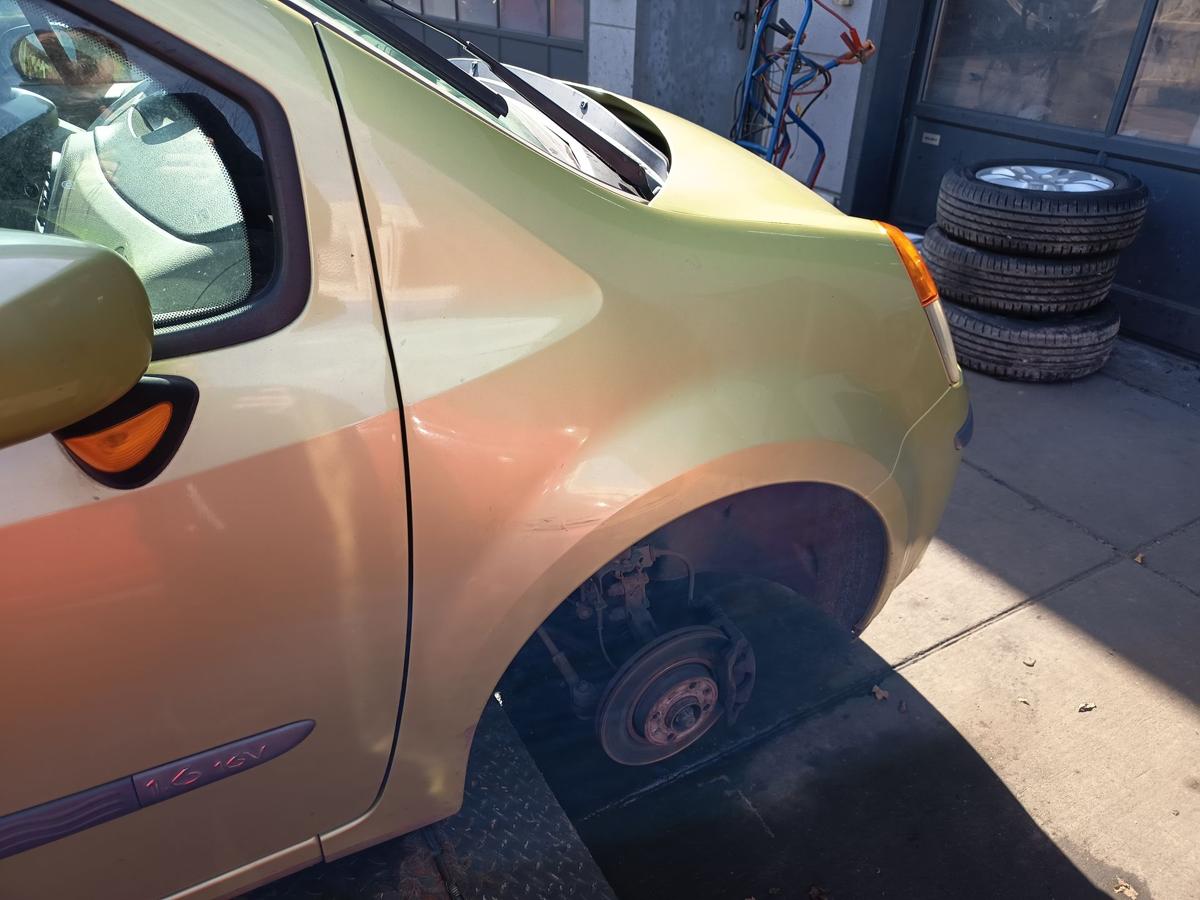 Renault Modus original Kotfl&uuml;gel rechts TED99 Gr&uuml;n vor Facelift Baujahr 2005