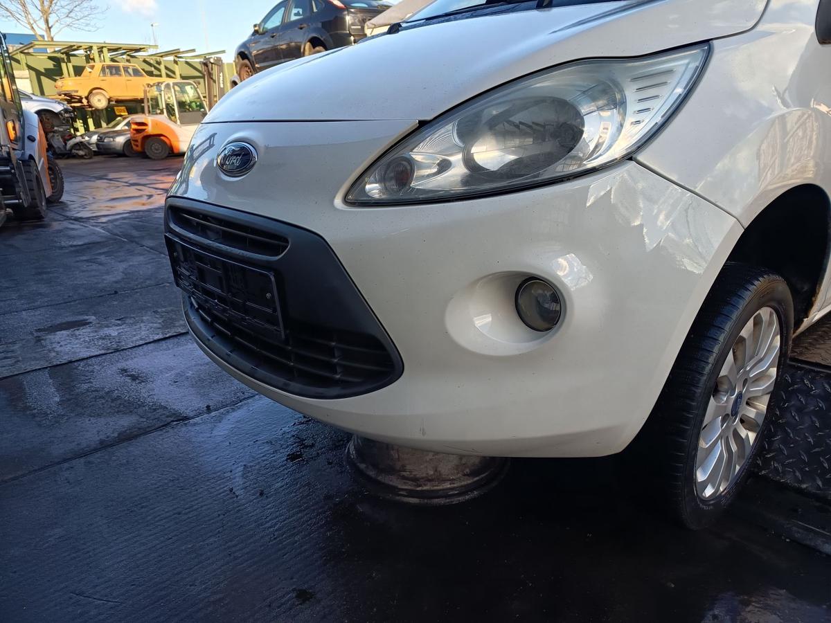 Ford KA RU8 orig Sto&szlig;f&auml;nger vorn Sto&szlig;stange Crystal Wei&szlig; Bj 2009