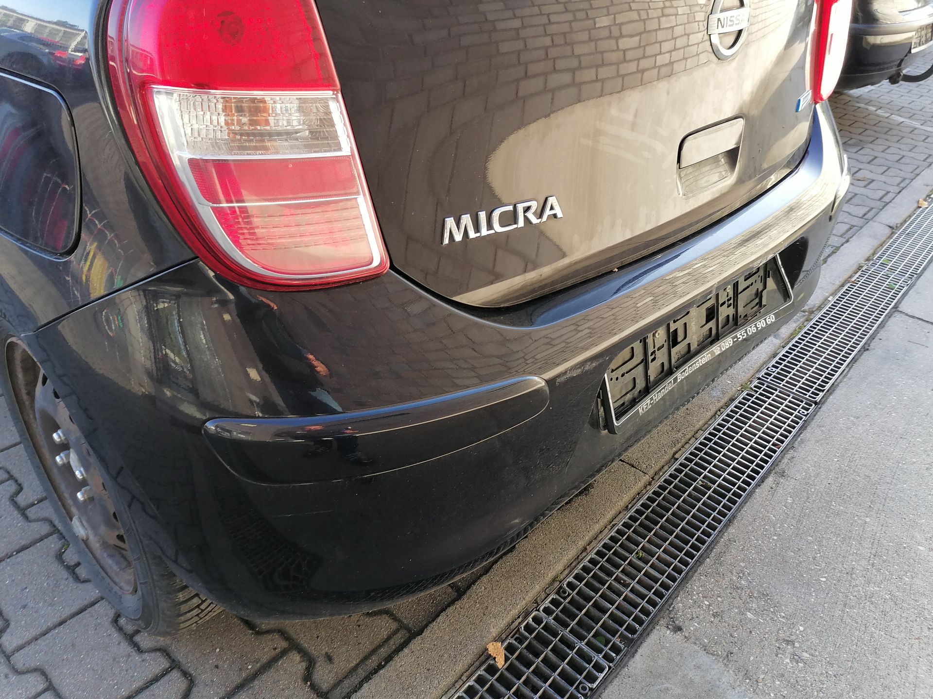 Nissan Micra K13 Stoßstange Stoßfänger hinten BJ10-13