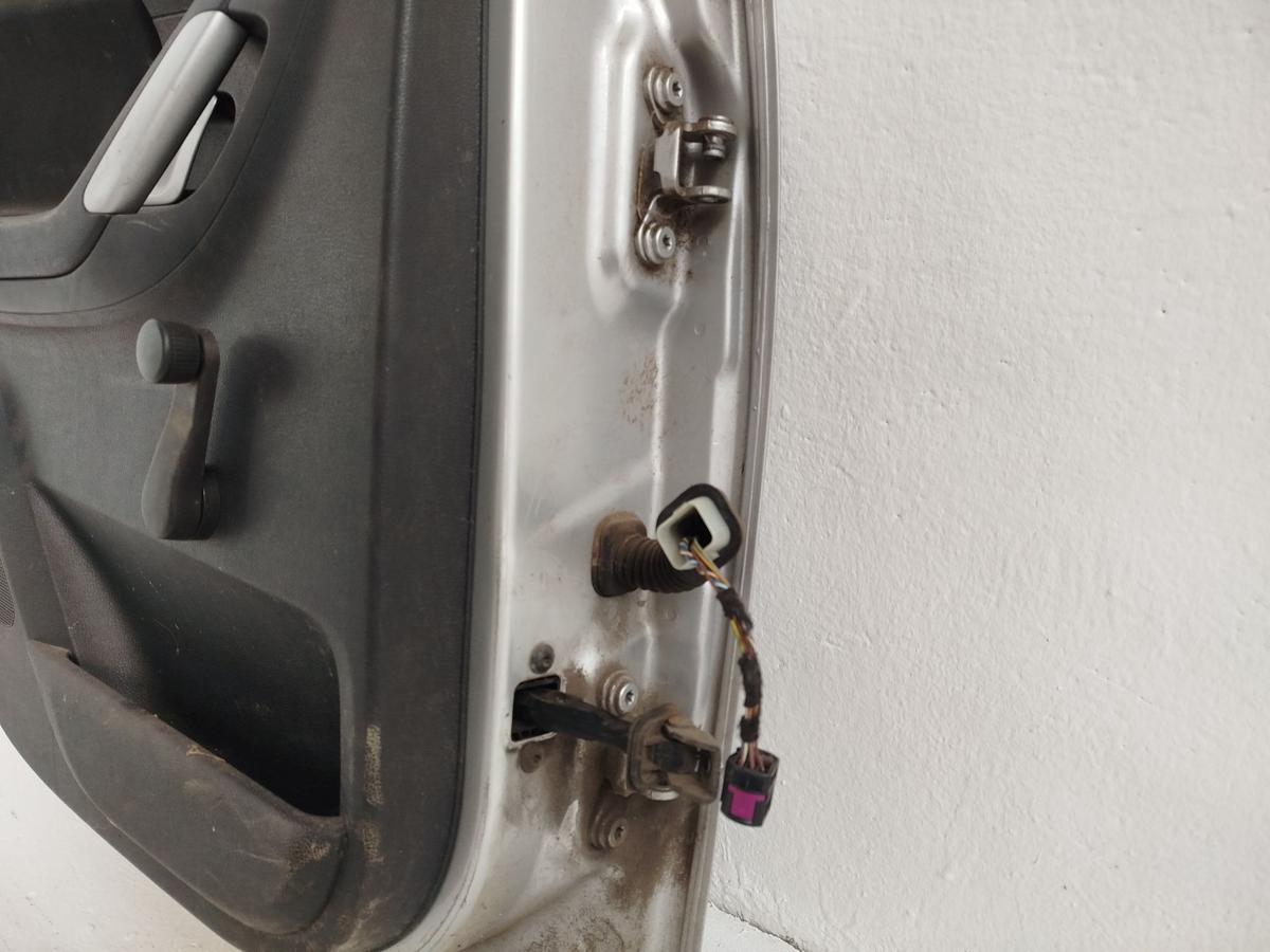Tür hinten links Fondtür Rohbau LA7W Reflexsilber Autotür Skoda Fabia II 5J
