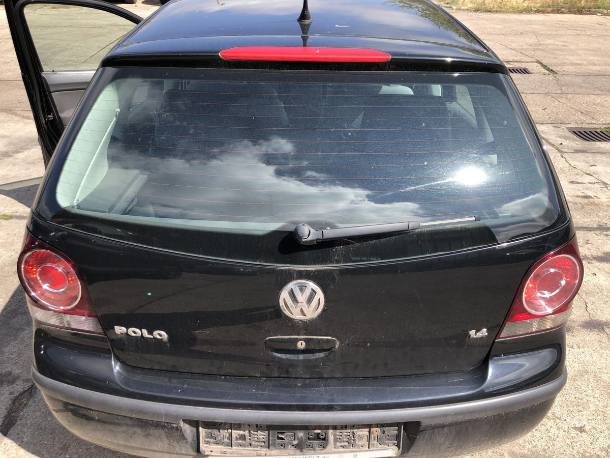 VW Polo 9N3 Heckklappe mit Heckscheibe 3 und 5 t&uuml;rer L041 Brillantschwarz