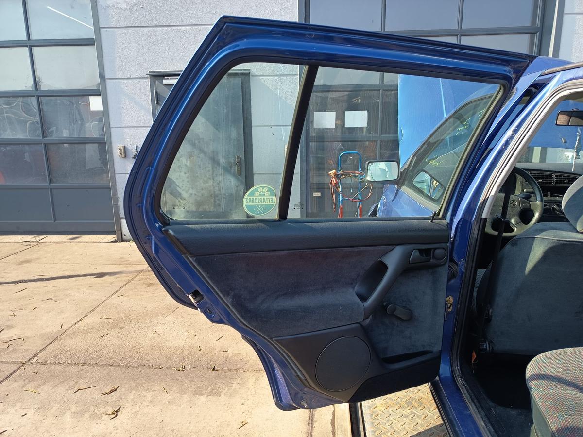 VW Vento 1HX original T&uuml;r hinten links Fond Fahrerseite R5V Fjordblau Bj 1996