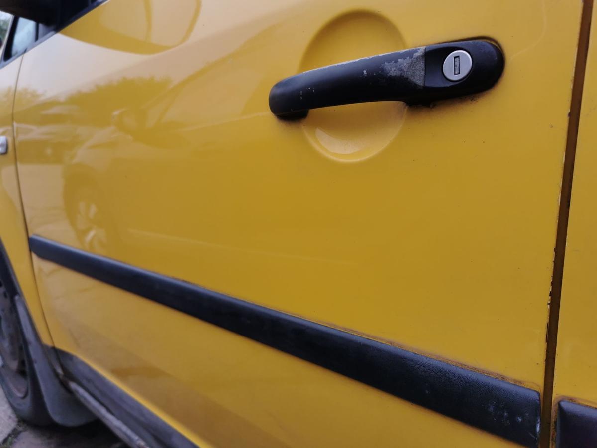 VW Caddy 2K Fahrertür Tür Autotür Rohbautür vorn links ginstergelb R132 TEXT
