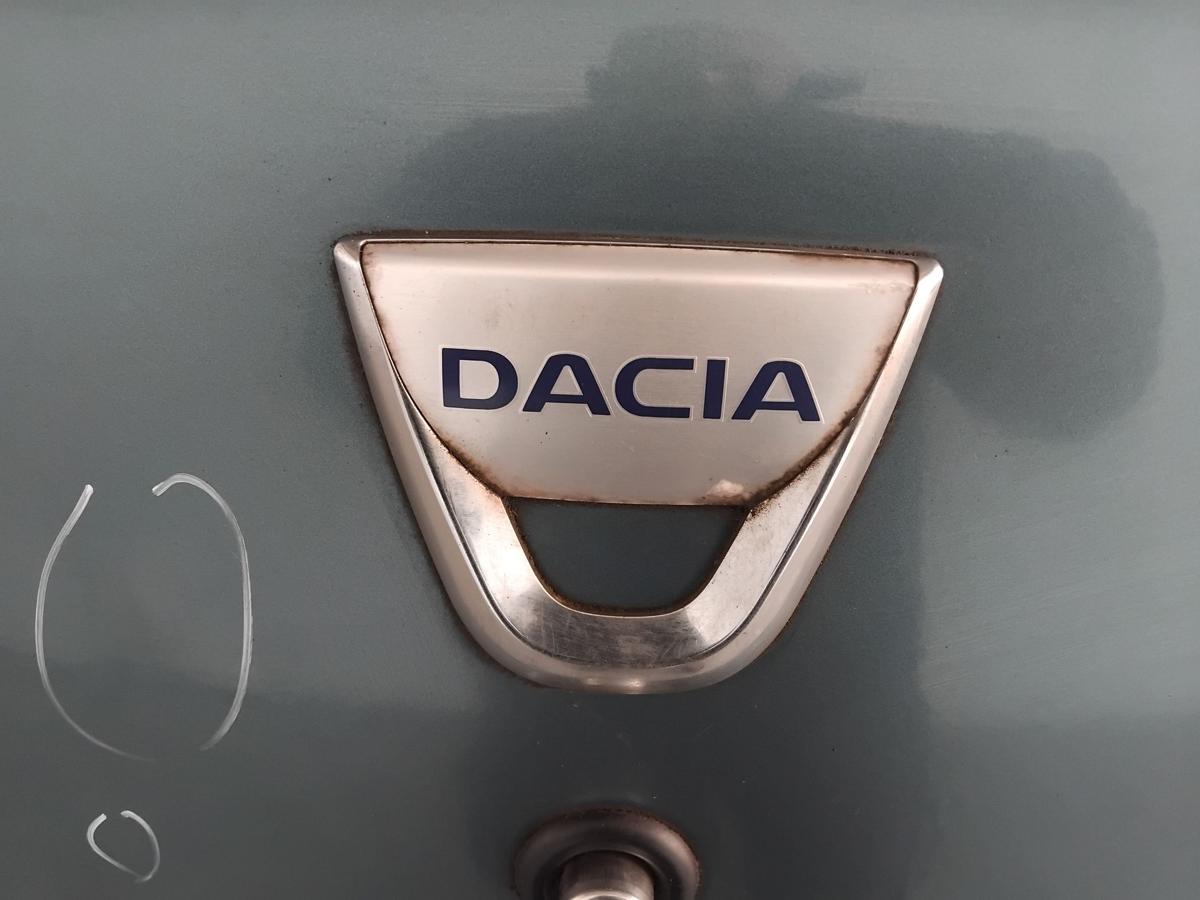 Dacia Sandero 1 original Heckklappe blaumetallic TERNF mit Heckscheibe BJ2009