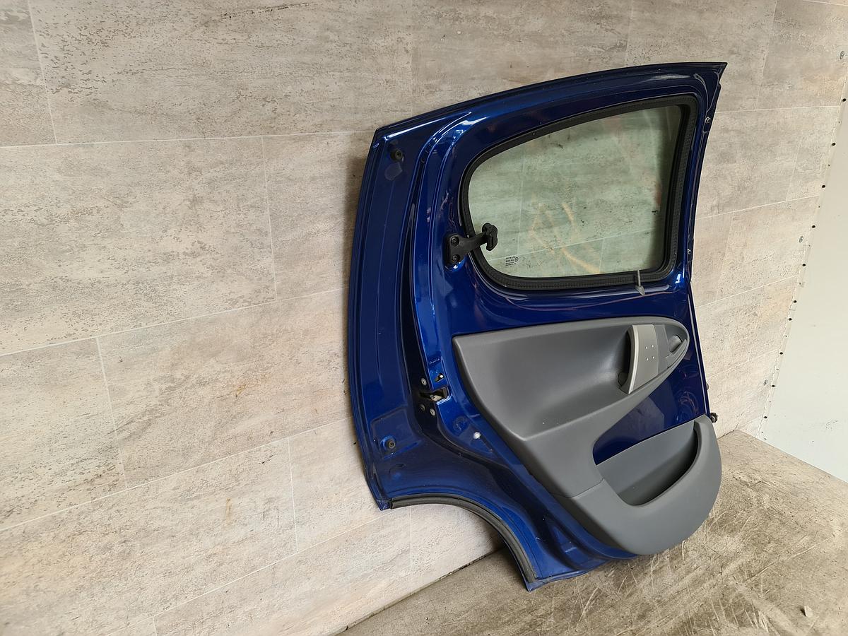 Peugeot 107 BJ05 Tür hinten links KNR-Blau