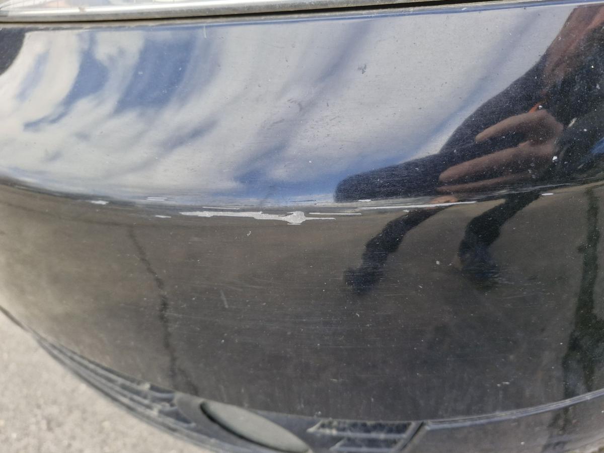 Audi A4 8E B6 BJ2004 Sto&szlig;stange vorn Sto&szlig;f&auml;nger LY9B Brillantschwarz BJ00-04