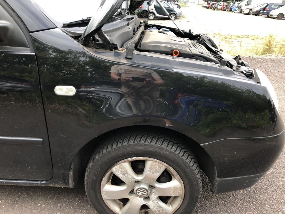 VW Lupo 6X Kotfl&uuml;gel rechts Beifahrerseite Seitenwand L041 Brillantschwarz