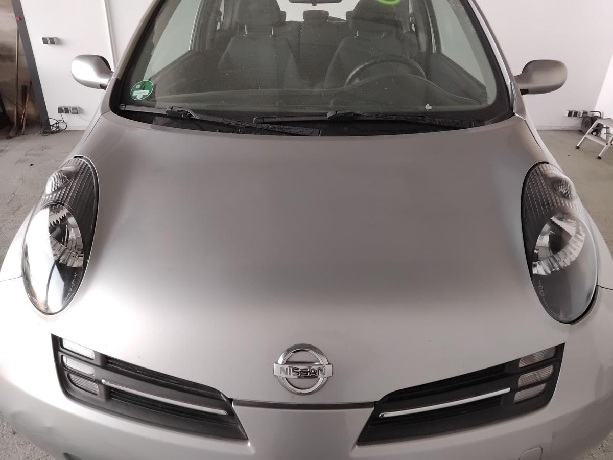 Nissan Micra K12 original Motorhaube Deckel vorn KY0 Sportysilvermetallic BJ2005