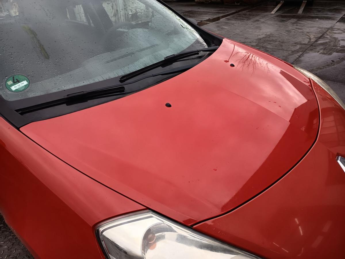 Renault Clio III orig Motorhaube Klappe Deckel vorn Front 727 Spanischrot Bj2012