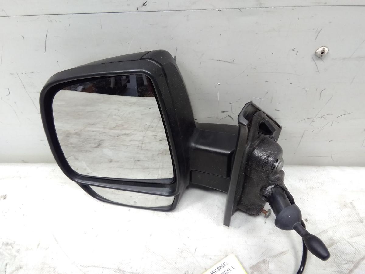 Opel Combo D original Au&szlig;enspiegel links schwarz unlackiert manuell BJ2014