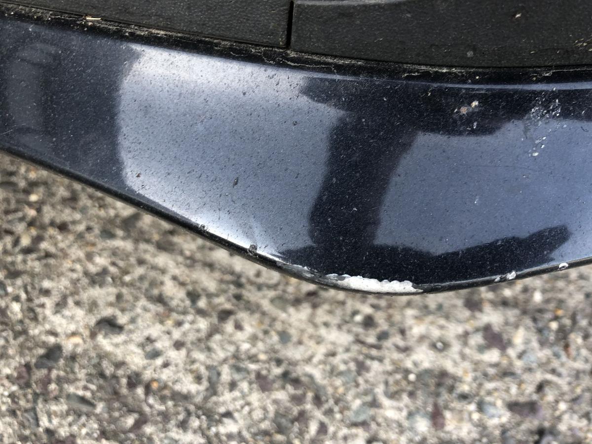 VW Polo 6R Stoßfänger vorn Frontschürze mit Nebel und SRA LC9X Deep Black Perl