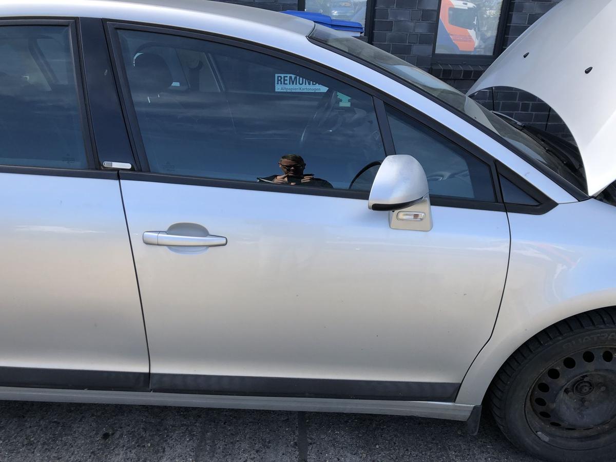 Citroen C4 Typ L T&uuml;r vorn rechts Beifahrert&uuml;r Rohbau 5 t&uuml;rig EZR Aluminium Grau