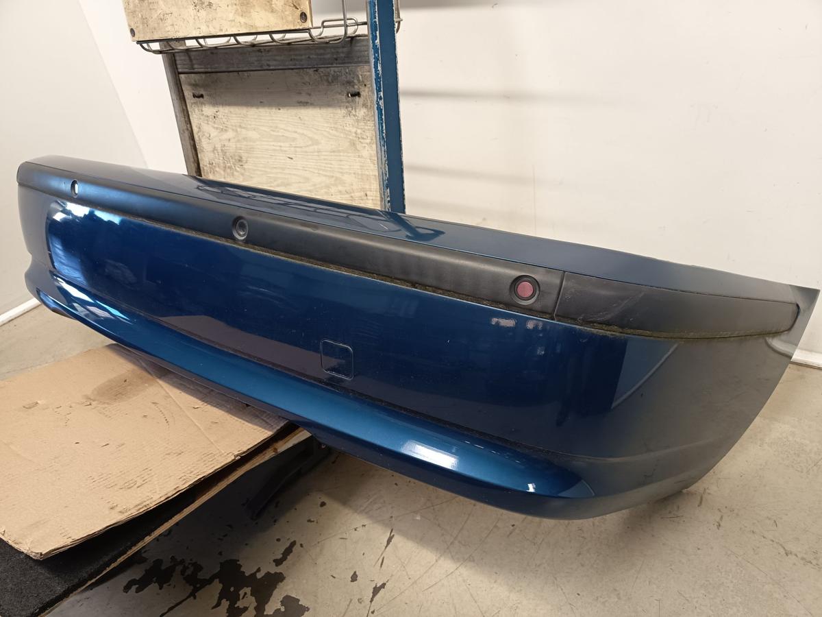 BMW E46 Limo original Sto&szlig;stange hinten PDC 364 Topasblau Facelift Bj 2002