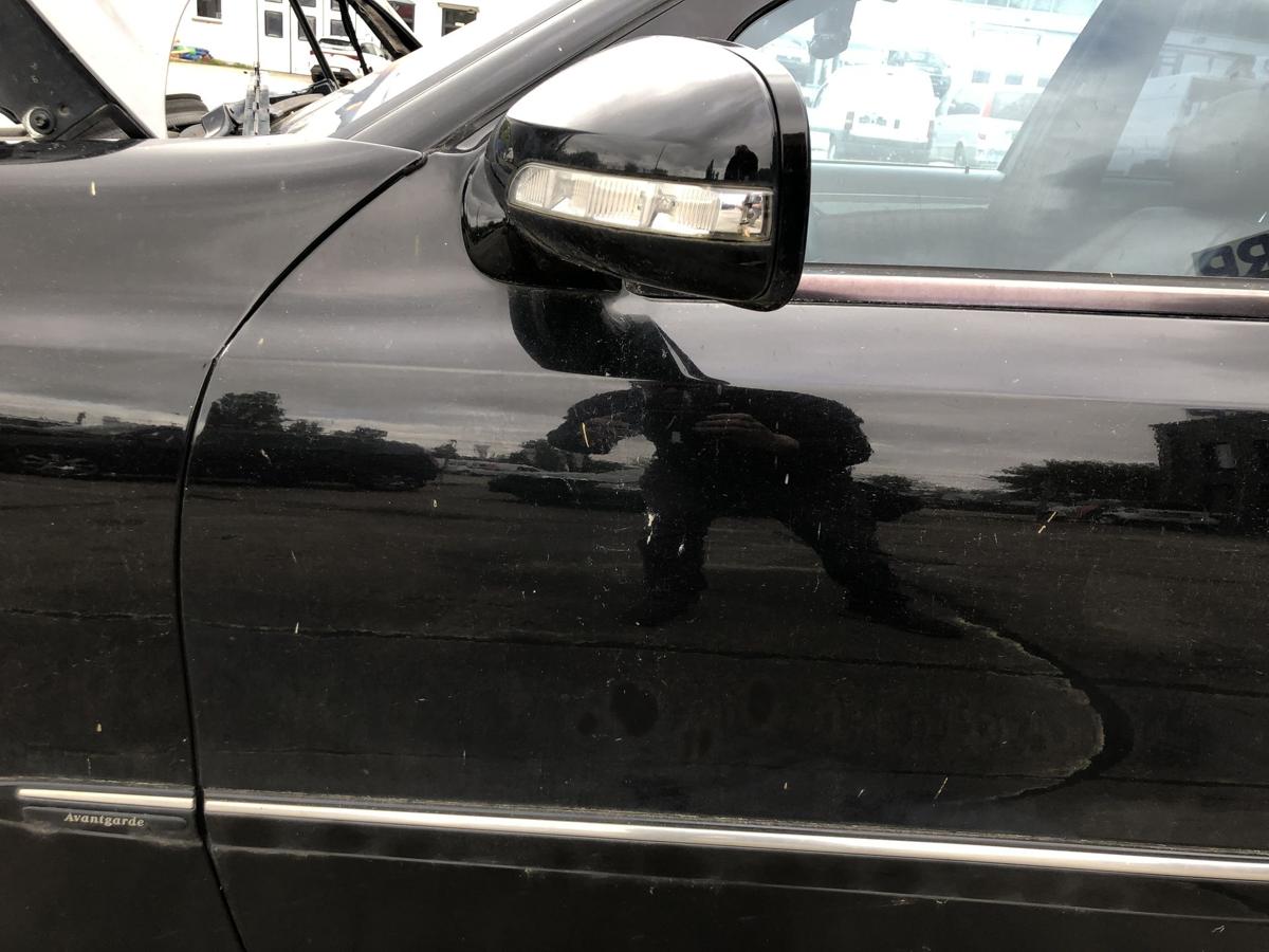 Mercedes E Klasse W211 S211 auch Mopf T&uuml;r vorn links Fahrert&uuml;r Roh 170 schwarz