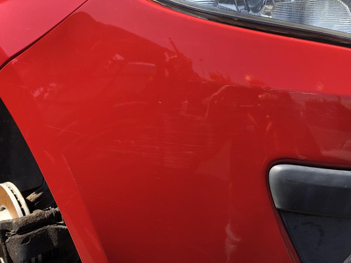 Renault Clio III original Stoßstange Fänger vorn/Front 727 Spanischrot Bj 2008