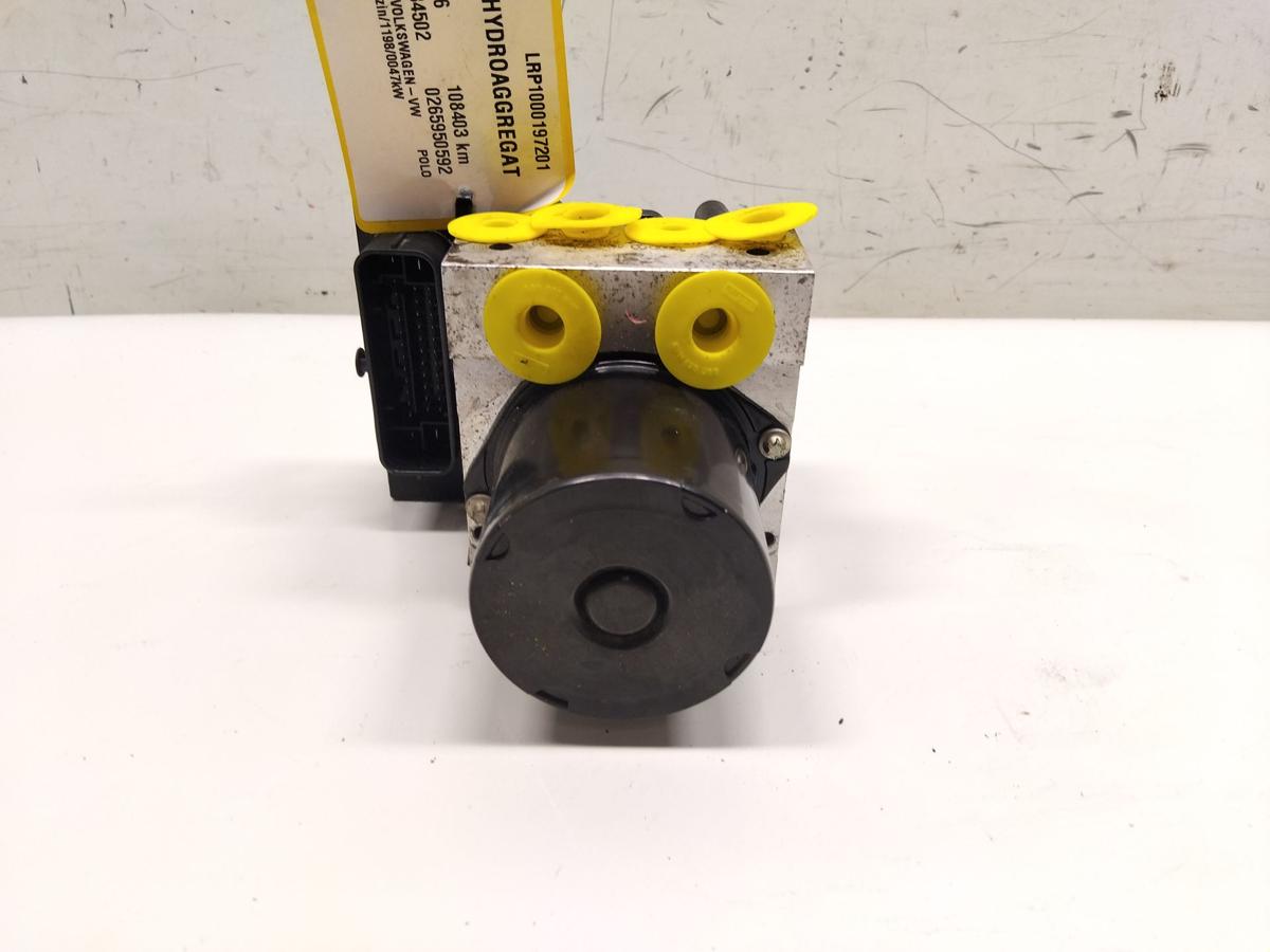 VW Polo 9N3 original ABS-Block 6Q0614517A 6Q0907379AS Bj.2006