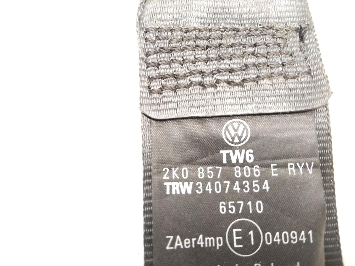 VW Caddy 2K original Sicherheitsgurt vorn rechts schwarz unfallfrei BJ2008