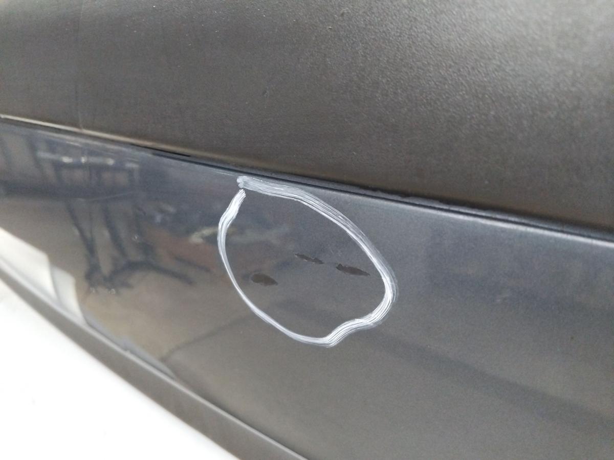 Saab 9-5 Kombi original Sto&szlig;f&auml;nger Sto&szlig;stange hinten frostgraumetallic Bj.1999