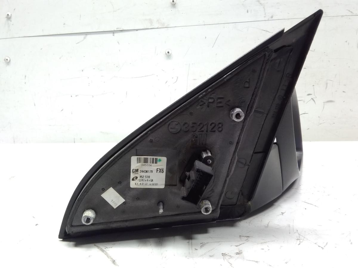 Opel Vectra C orig Au&szlig;enspiegel rechts elektrisch anklappbar 8pol BJ2008 Z474 Casablancawei&szlig;