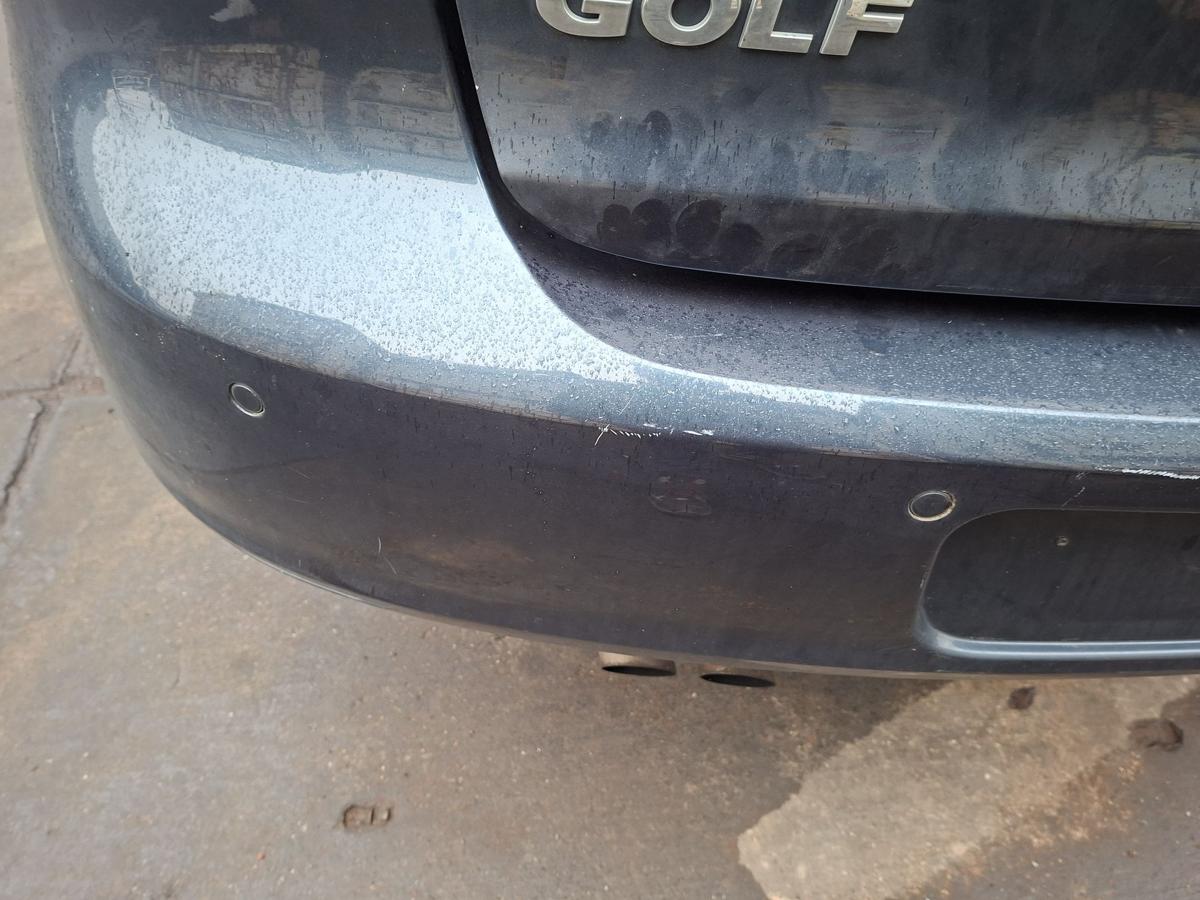 Golf VI Bj 2009 orig Sto&szlig;f&auml;nger Sto&szlig;stange hinten mit PDC LC5F Blue Graphit Perl