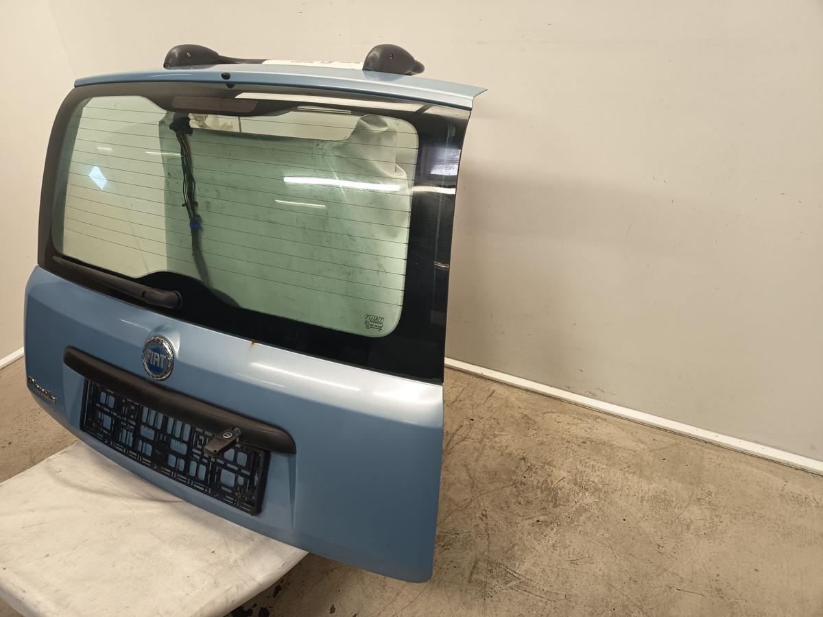 Fiat Panda 169 original Heckklappe Deckel hinten 792 SURF BLAU METALLIC Bj 2007