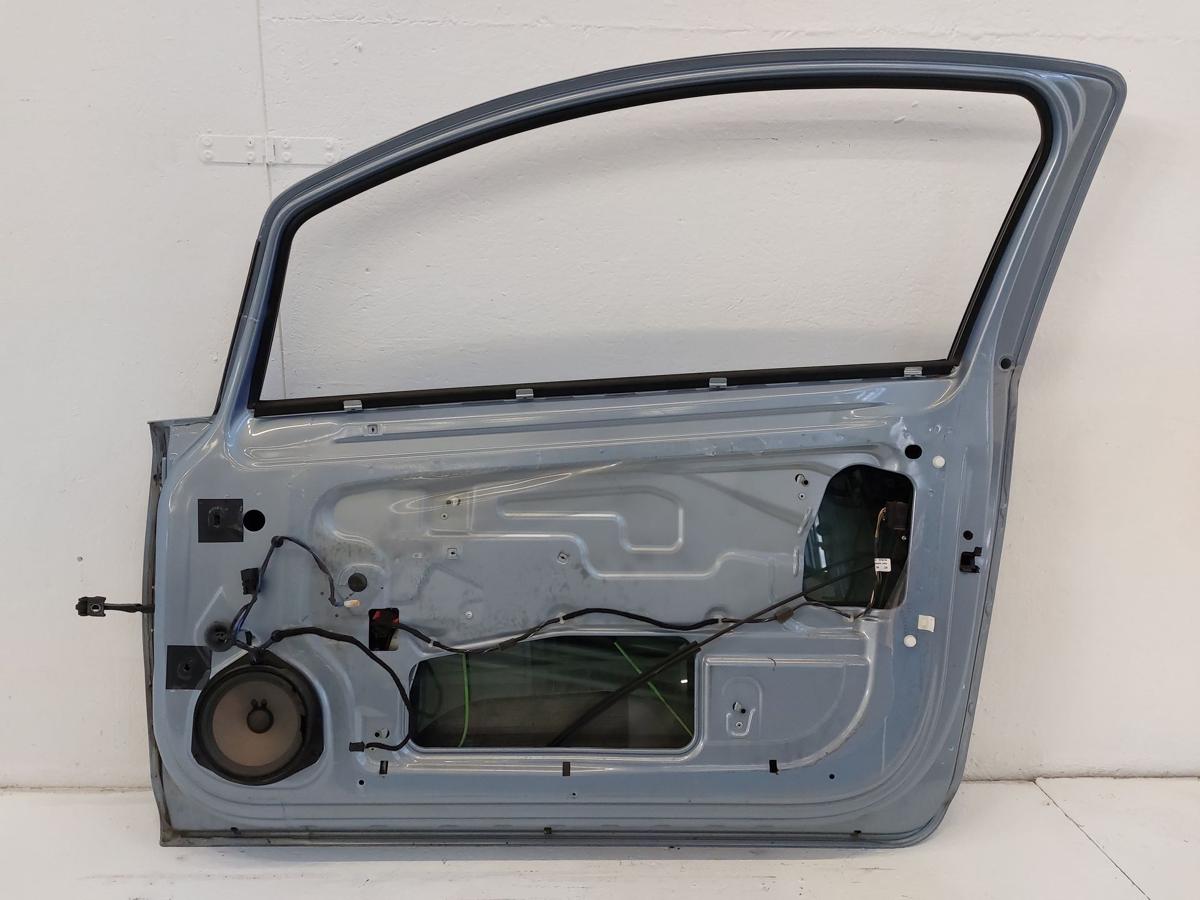 Opel Corsa D Tür vorn rechts Beifahrertür im Rohbau 3 türer Z21C Aeroblau