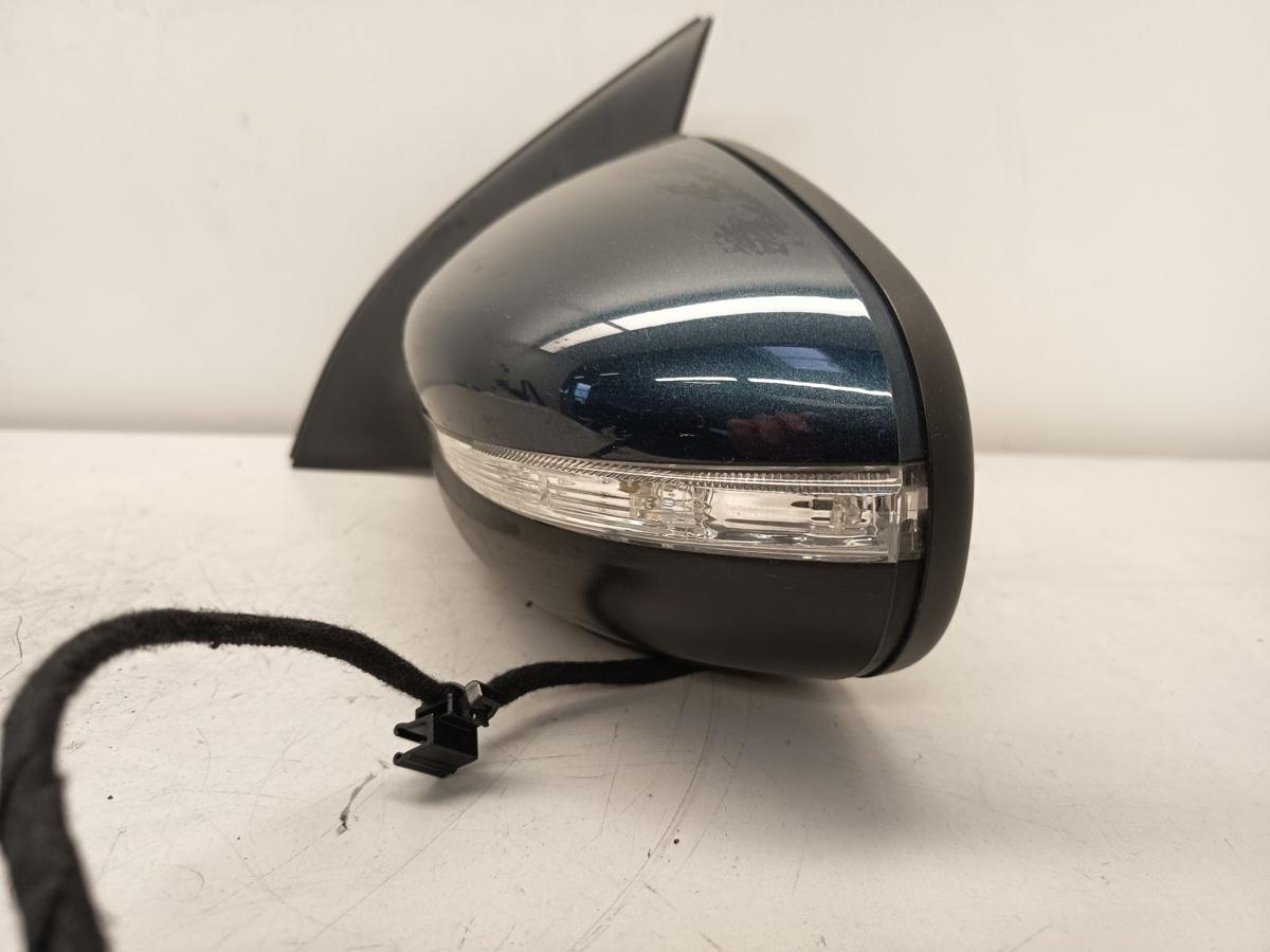 Golf VI Bj 2009 orig Au&szlig;enspiegel links elektr klappbar LC5F Blue Graphit Perl