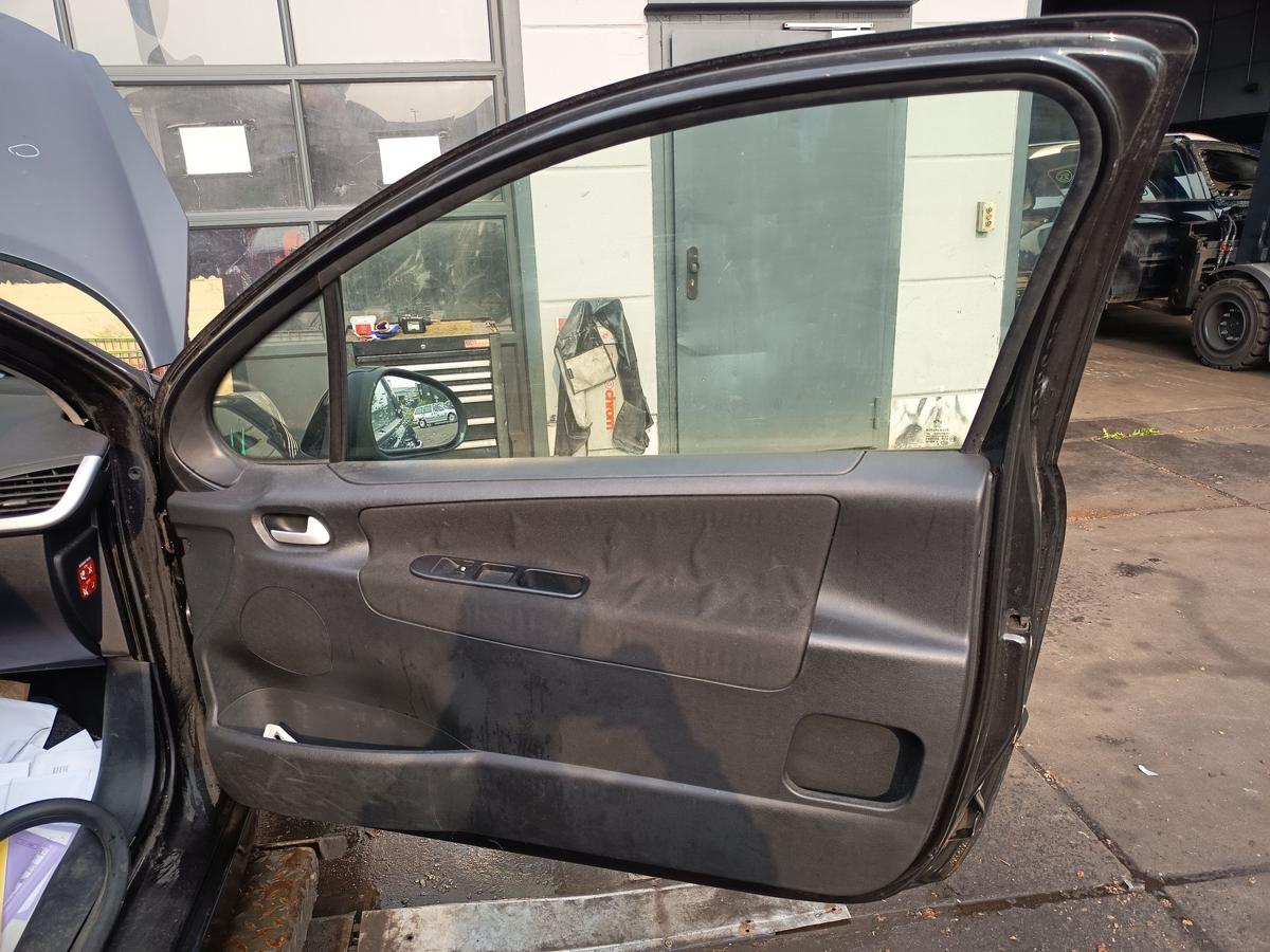 Peugeot 207 original Tür rechts Beifahrer EXL Obsidianschwarz Bj 2007