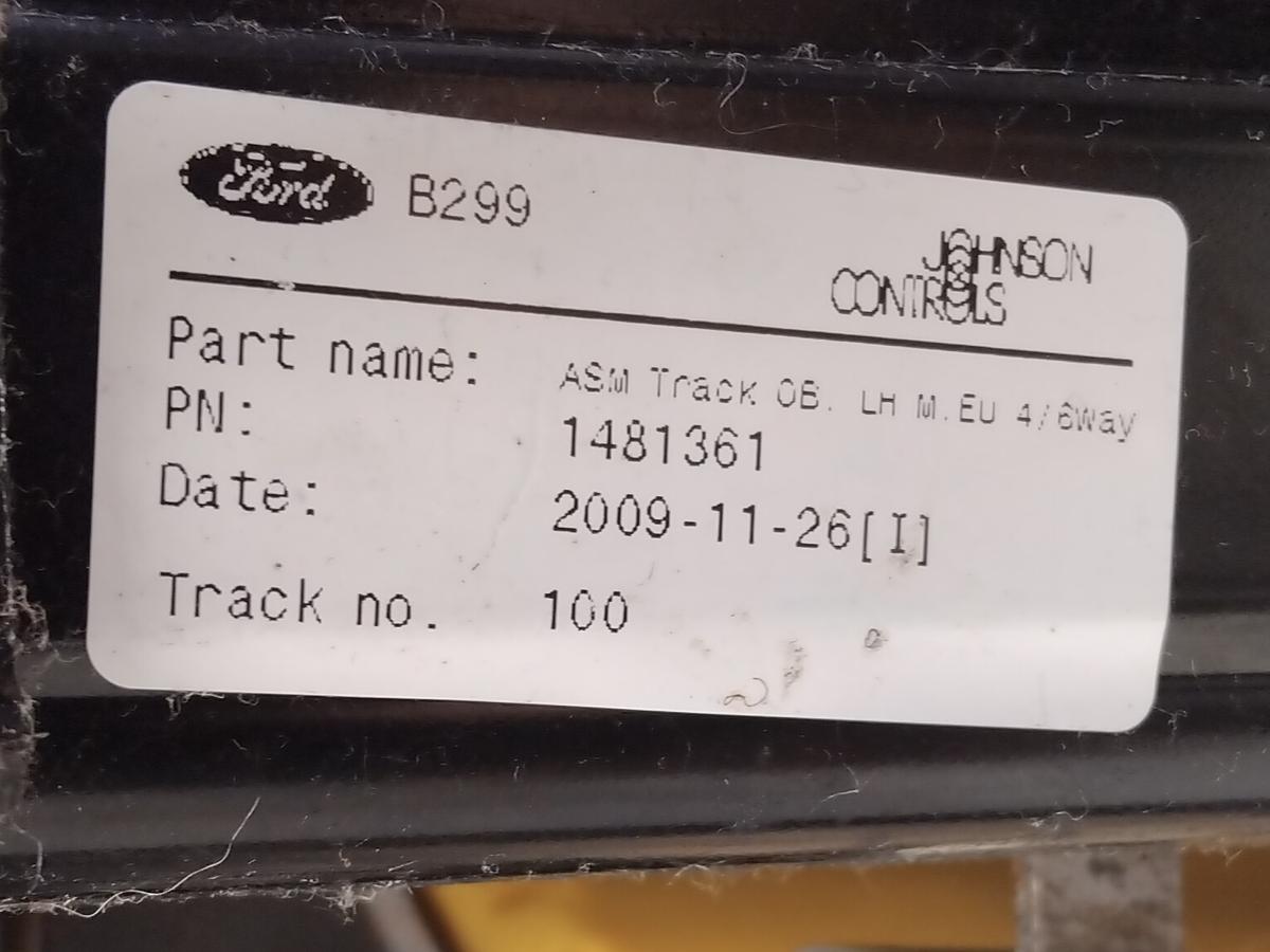 Ford Fiesta JA8 Sitz vorn links Fahrersitz 3-T&uuml;rer Stoff graublau BJ2009
