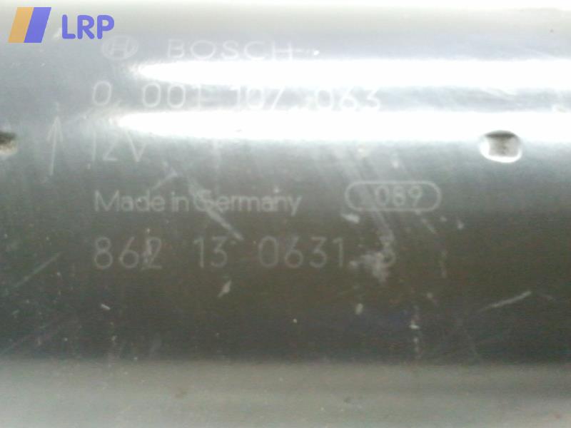 Citroen Berlingo MFLFX Anlasser Starter 0001107063 BOSCH 1.8 66kw LFX BJ1998